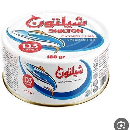 کنسرو تن ماهی در روغن گیاهی شیلتون ( 180 g)