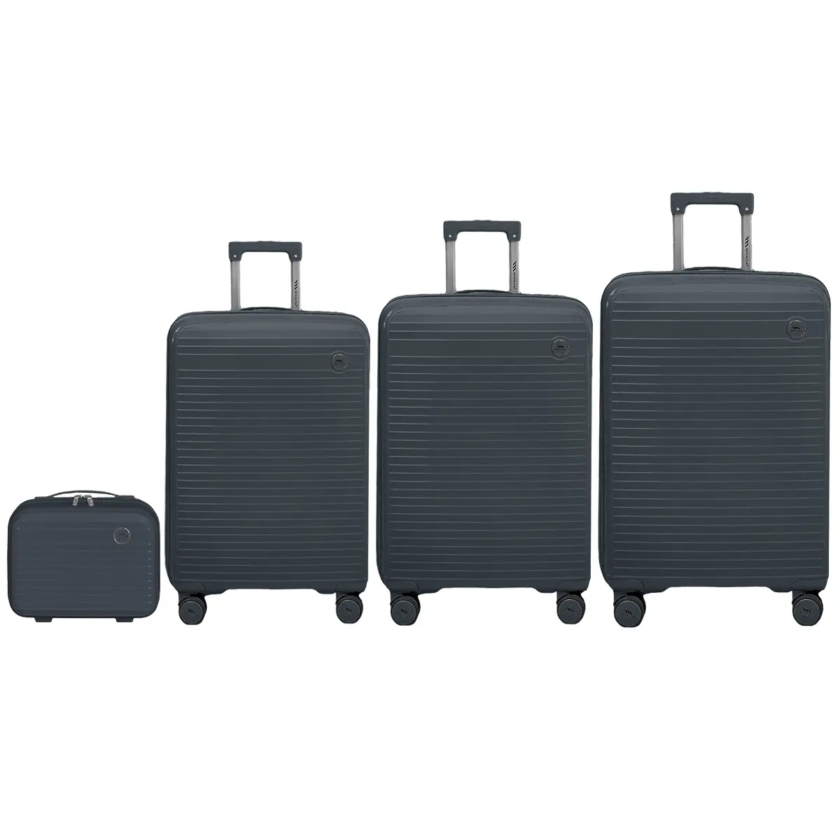 ست چمدان مونزا مدل MONZA - MNZ7070SERIES سری 4 عددی (کیف آرایشی هدیه) ذغالی