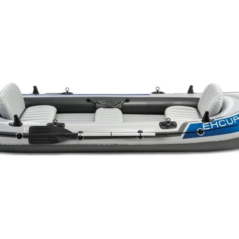 قایق بادی 5 نفره اکسکروشن اینتکس Excursion 5 Boat Set 68325 Intex