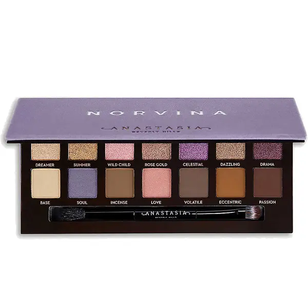 پالت سایه نوروینا آناستازیا 14 رنگ ANASTASIA NORVINA EYESHADOW PALETTE