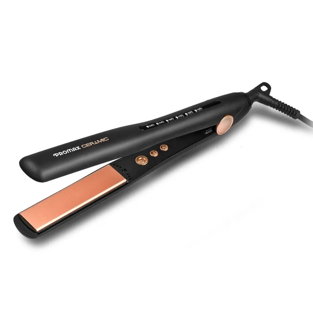 اتو مو با صفحه کراتین پرومکس مدل PROMAX CERAMIC 5757K مشکی