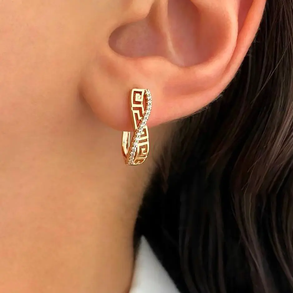 گوشواره ورساچه خطی ژوپینگ