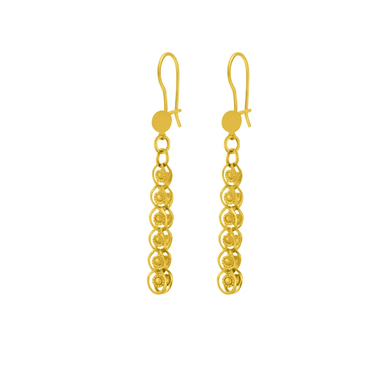 گوشواره طلا 18 عیار اقلیمه ET2347.1.44